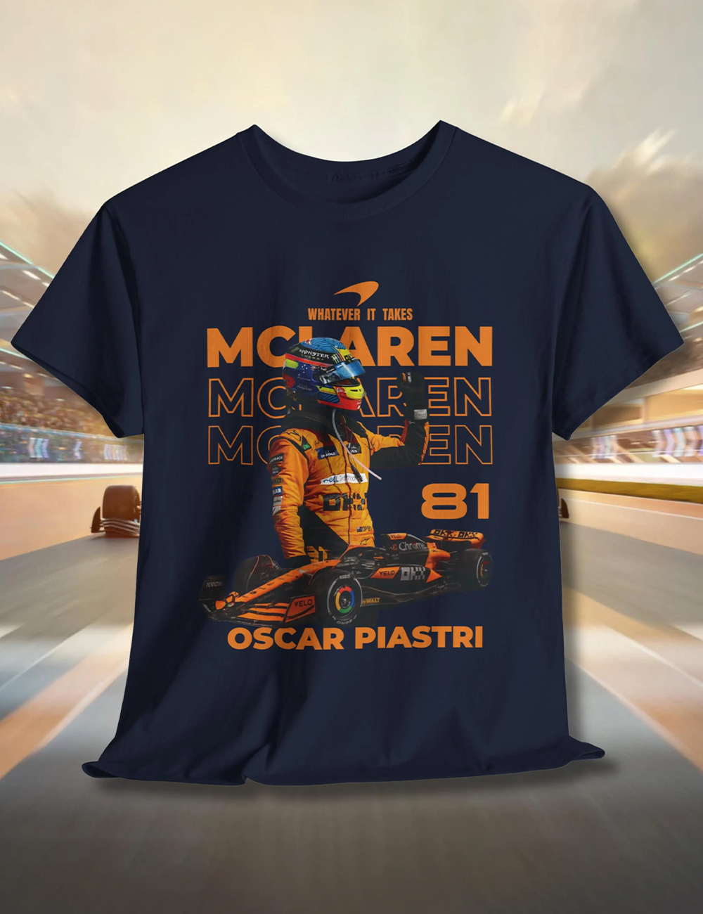 McLaren Oscar Piastri F1 Racing Fan Gift T-Shirt