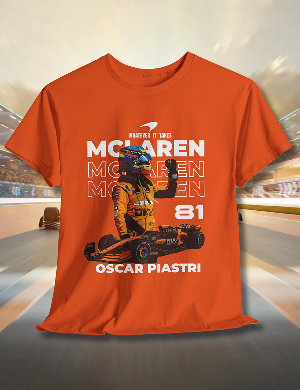 McLaren Oscar Piastri F1 Racing Fan Gift T-Shirt