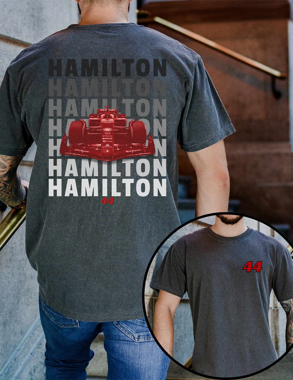 Lewis Hamilton Ferrari Lewis Hamilton Shirt F1 T-Shirt