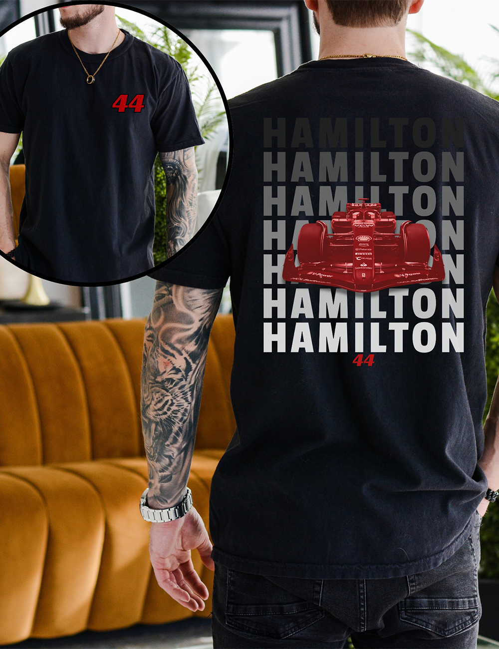 Lewis Hamilton Ferrari Lewis Hamilton Shirt F1 T-Shirt
