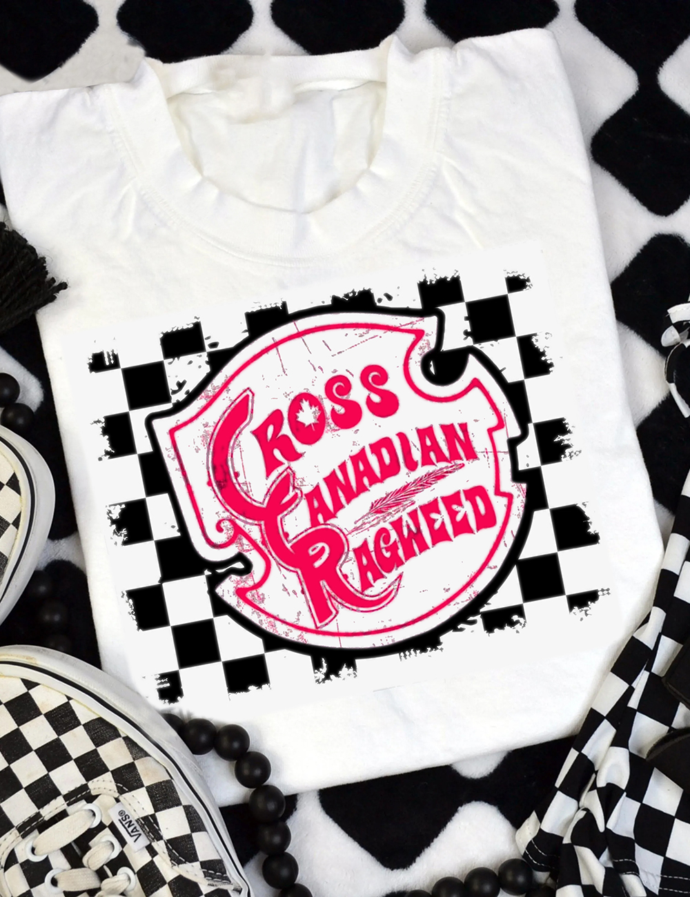 Cross Canadian Ragweed Hot Pink T-Shirt