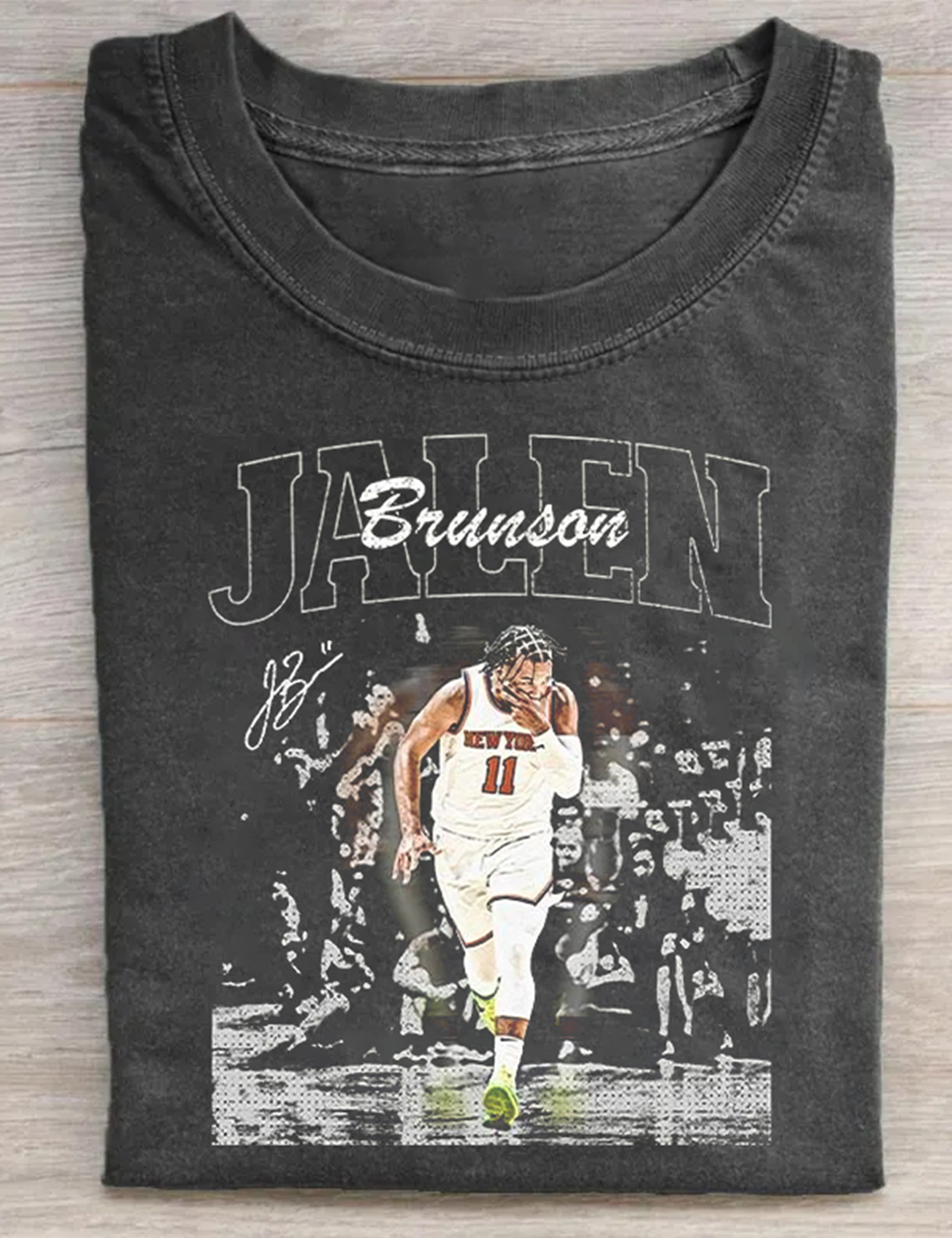 Jalen Brunson Vintage 90s Basketball T-Shirt