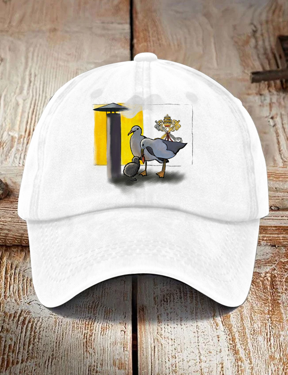 Pope Leo XIV Conclave Seagull Catholic Baseball Cap