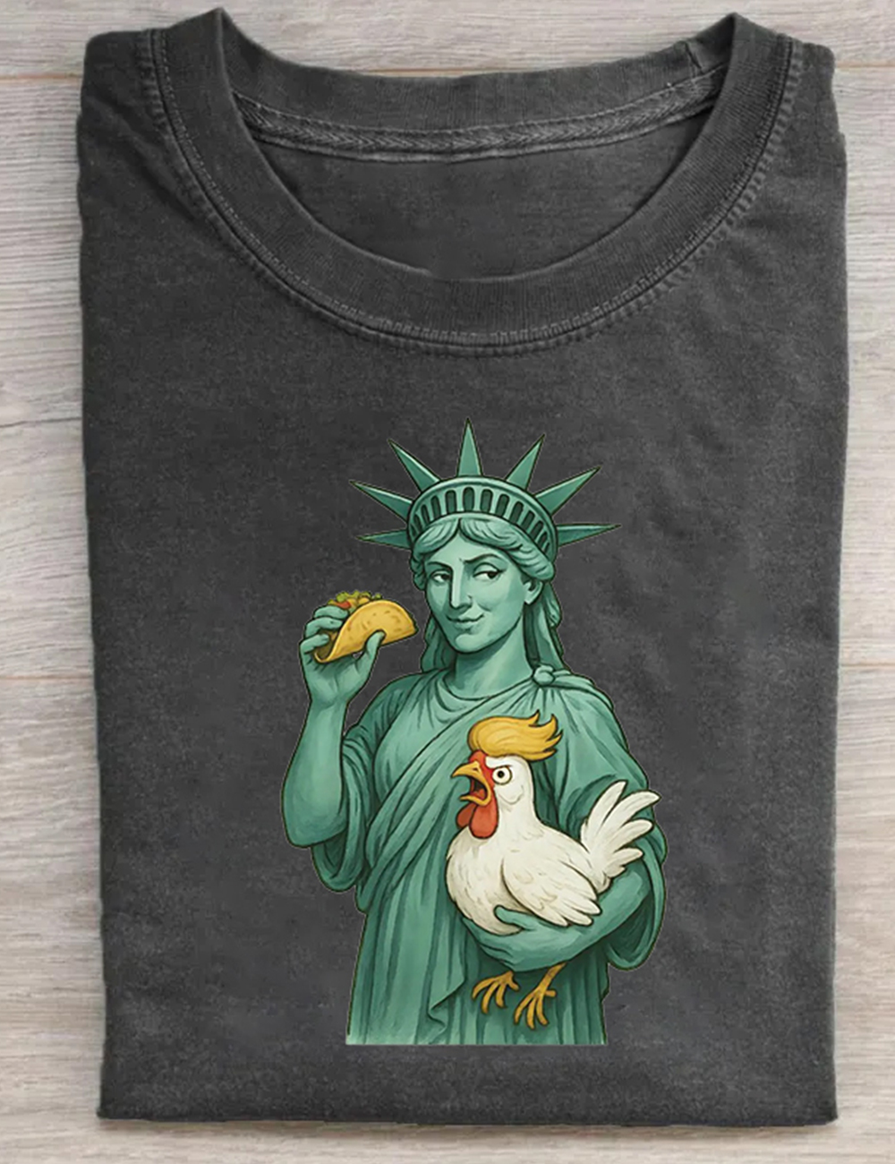 Statue Of Liberty Subtle Anti FDT T-Shirt