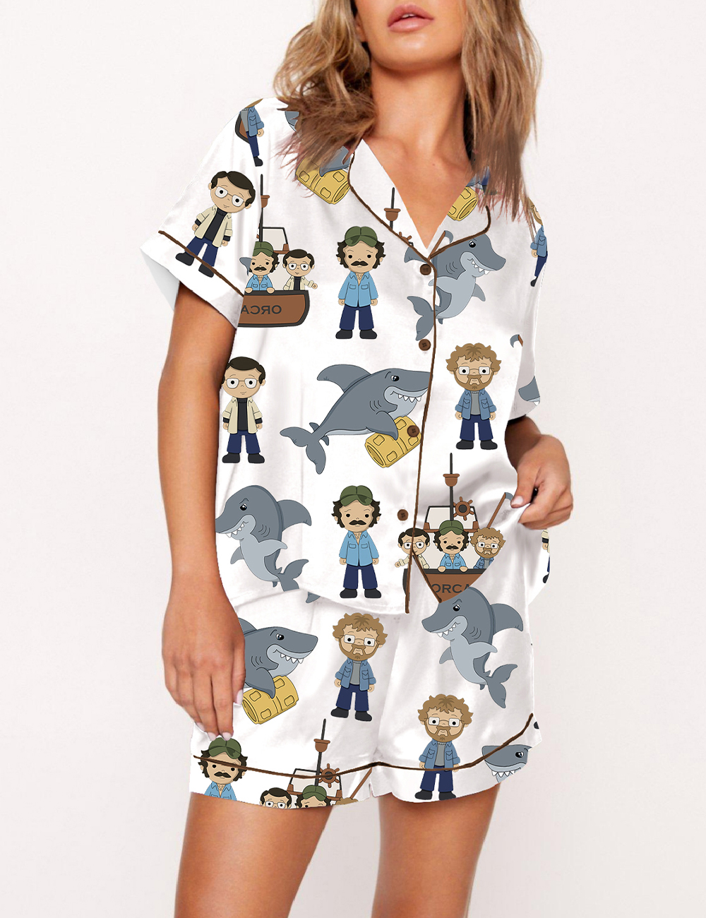 Women's Jaws 50th Anniversary Jaws Pajama Set