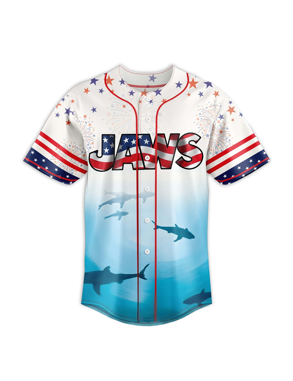Jaws We’ve Got A Panic On Our Hands Baseball Jersey