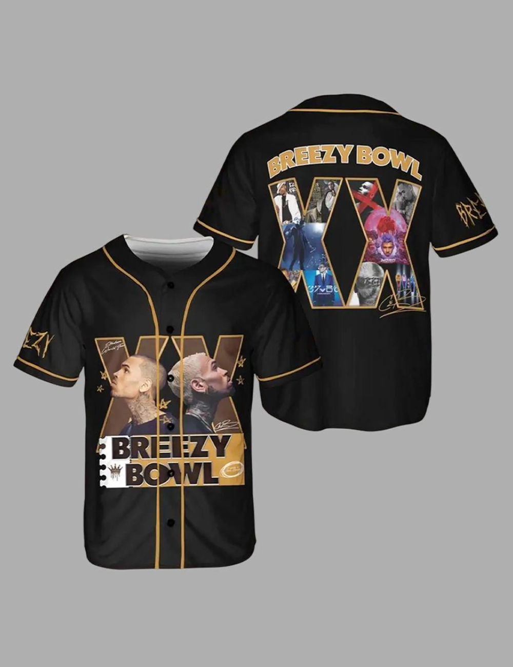 Chris Brown Breezy Bowl XX 2025 Baseball Jersey