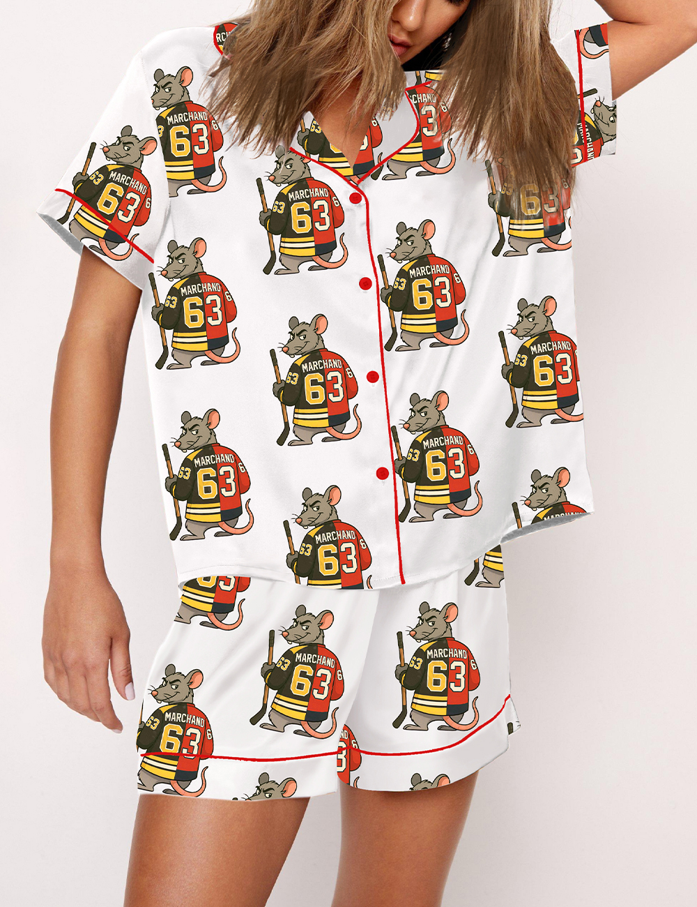 Women's Florida Panther Hockey Marchand 63 The Rat Pajama Set