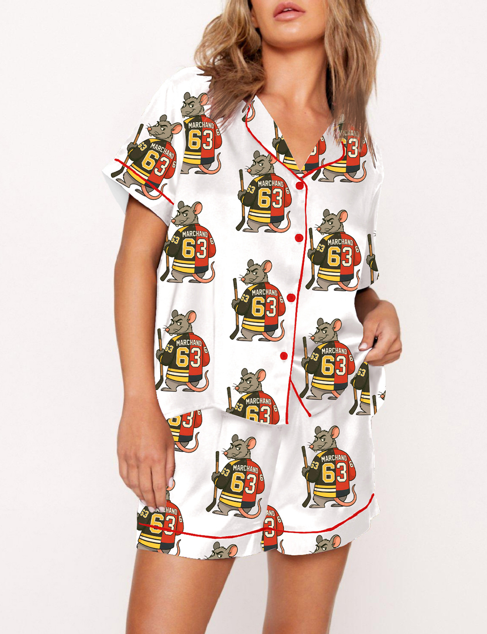 Women's Florida Panther Hockey Marchand 63 The Rat Pajama Set