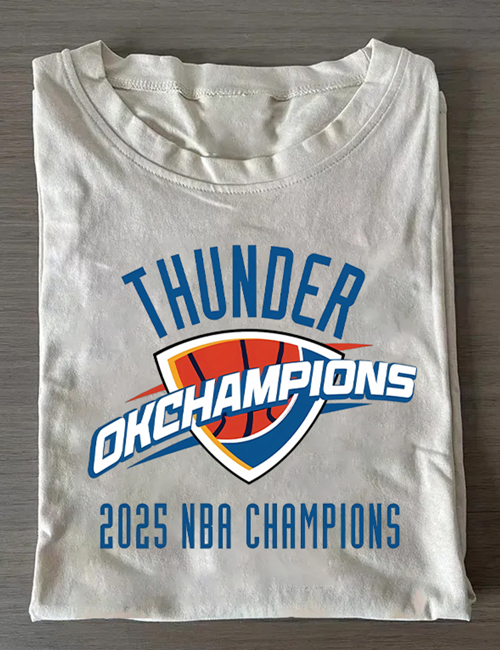 Oklahoma City Thunder 2025 NBA Champions T-Shirt