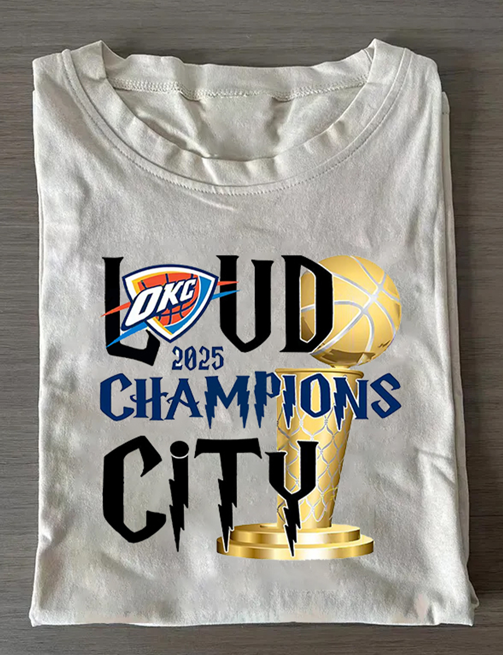 Loud City Oklahoma basketball 2025 Champions T-Shirt