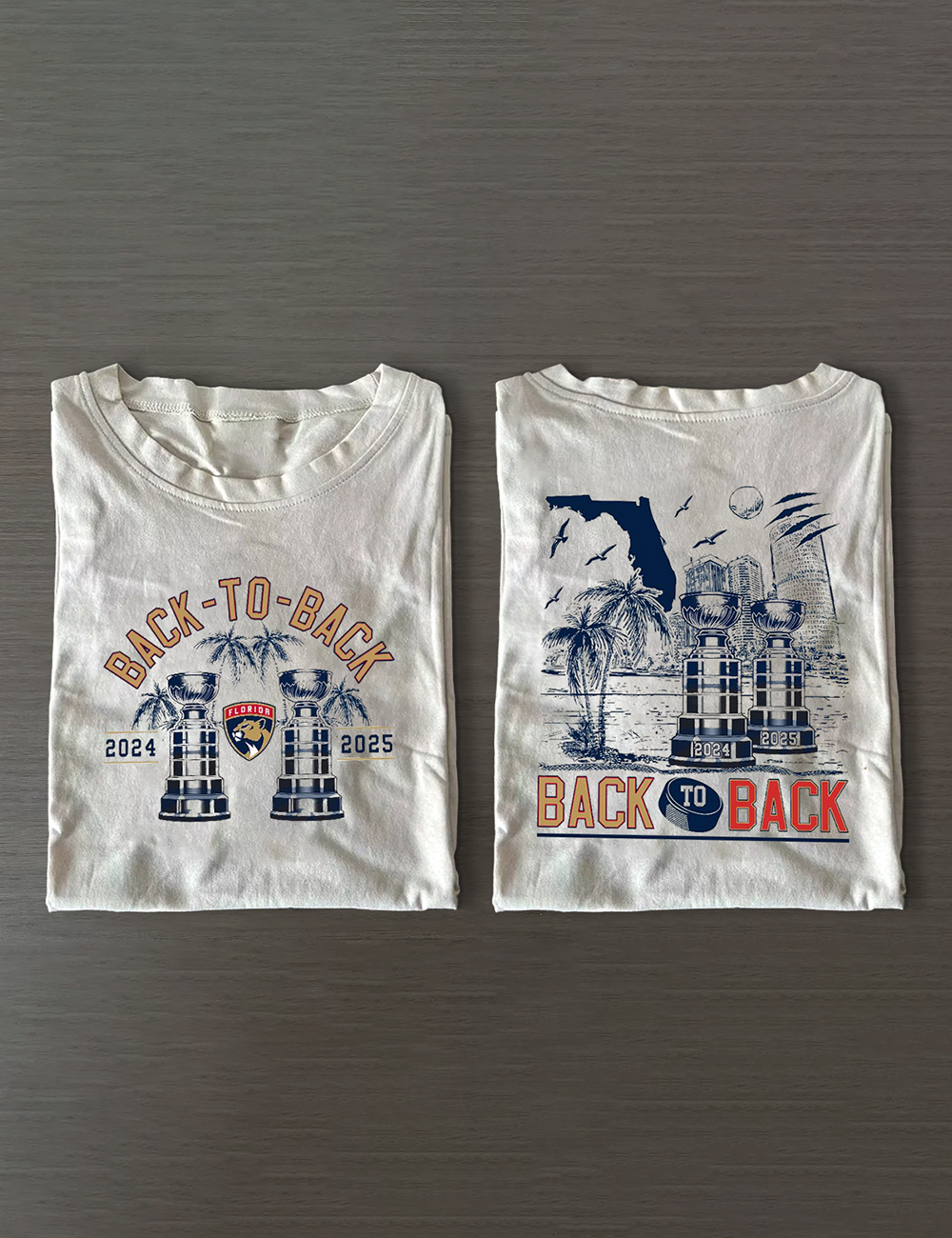 Back To Back Florida Panthers Stanley Cup Champions T-Shirt