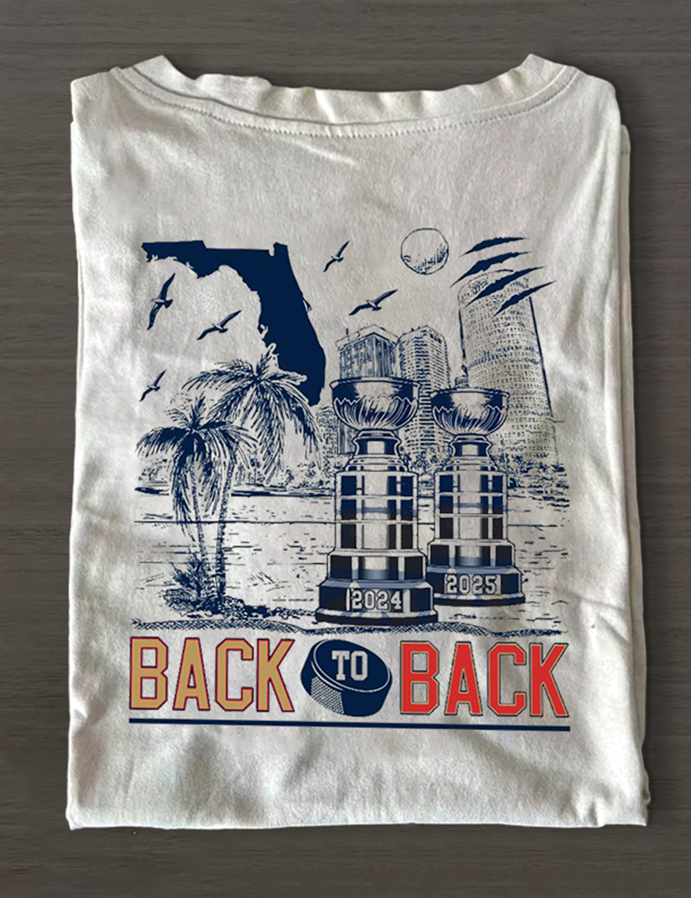 Back To Back Florida Panthers Stanley Cup Champions T-Shirt