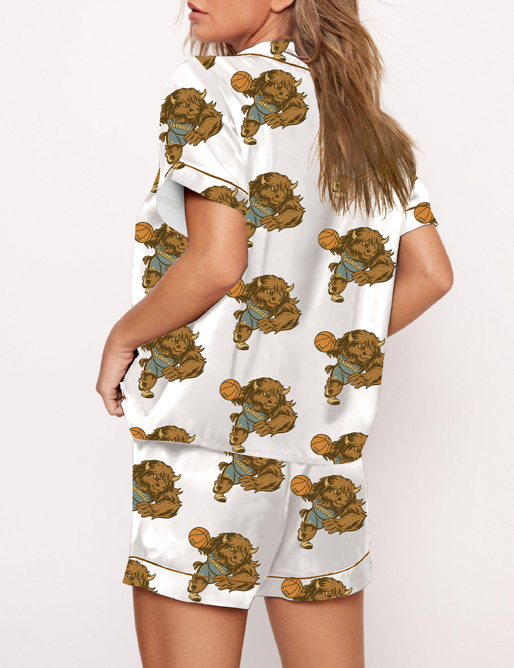 Women's Oklahoma City Thunder Bison 2025 Champions Pajama Set