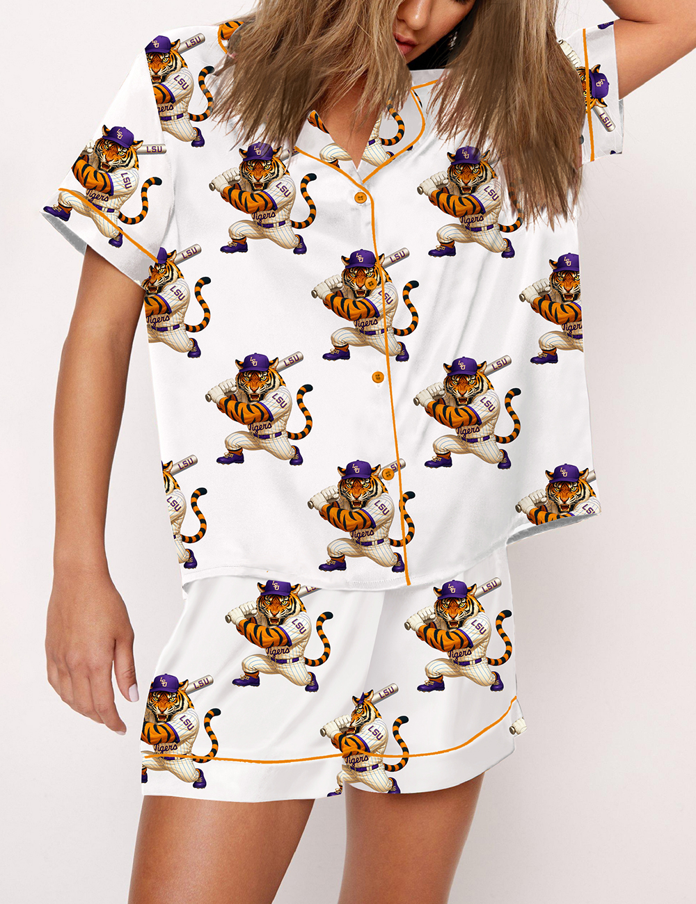 Women's Lsu Tigers Baseball College World Series Champions 2025 Pajama Set