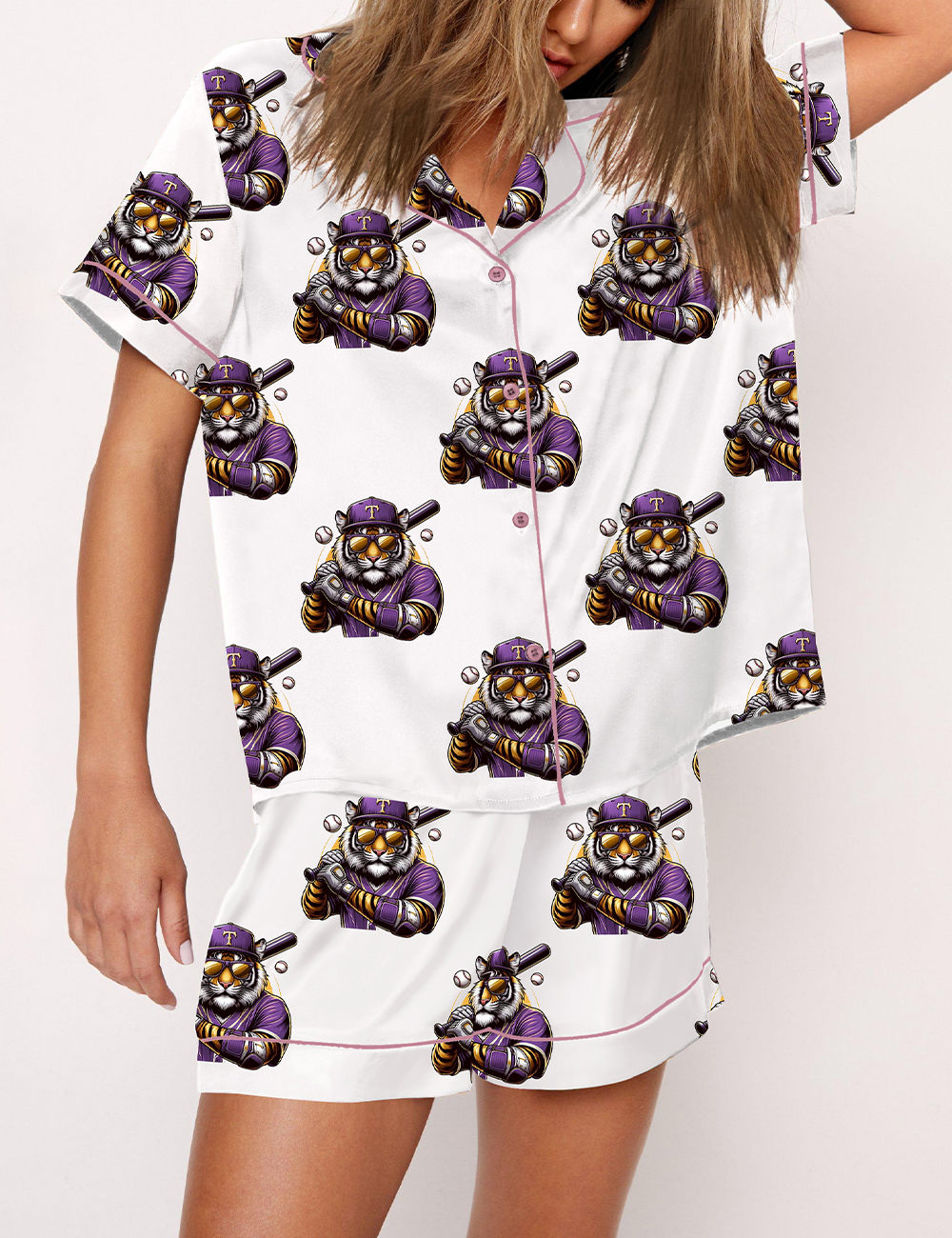 Women's Lsu Tigers Play Baseball College World Series Champions 2025 Pajama Set