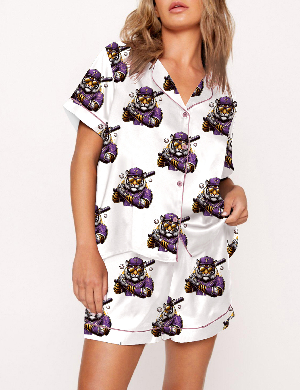 Women's Lsu Tigers Play Baseball College World Series Champions 2025 Pajama Set