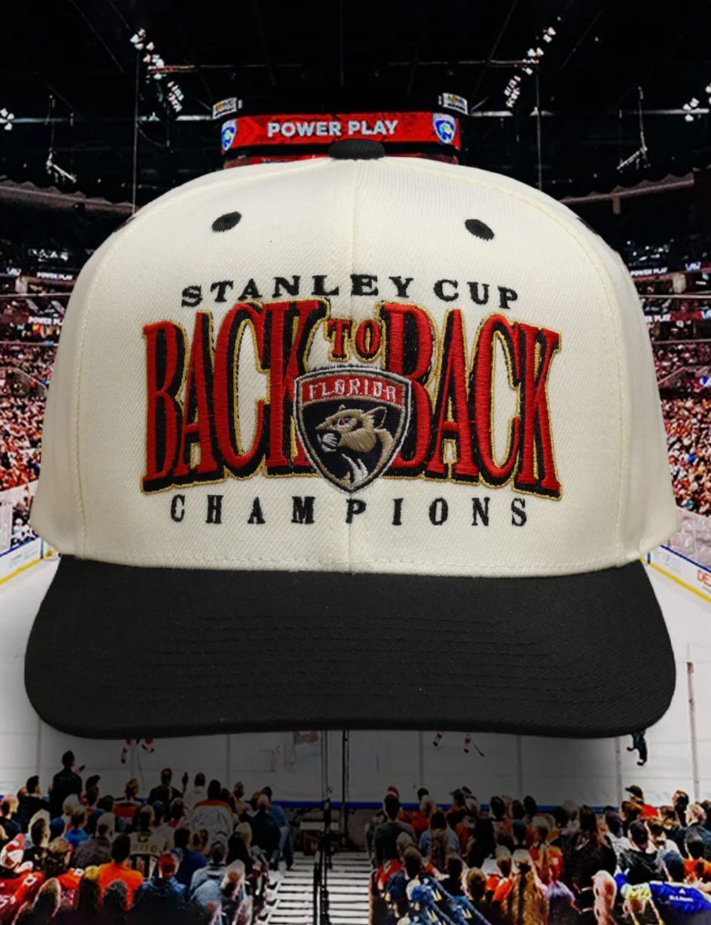 Florida Panthers 2024 2025 Back To Back Stanley Cup Champions Trucker Hat