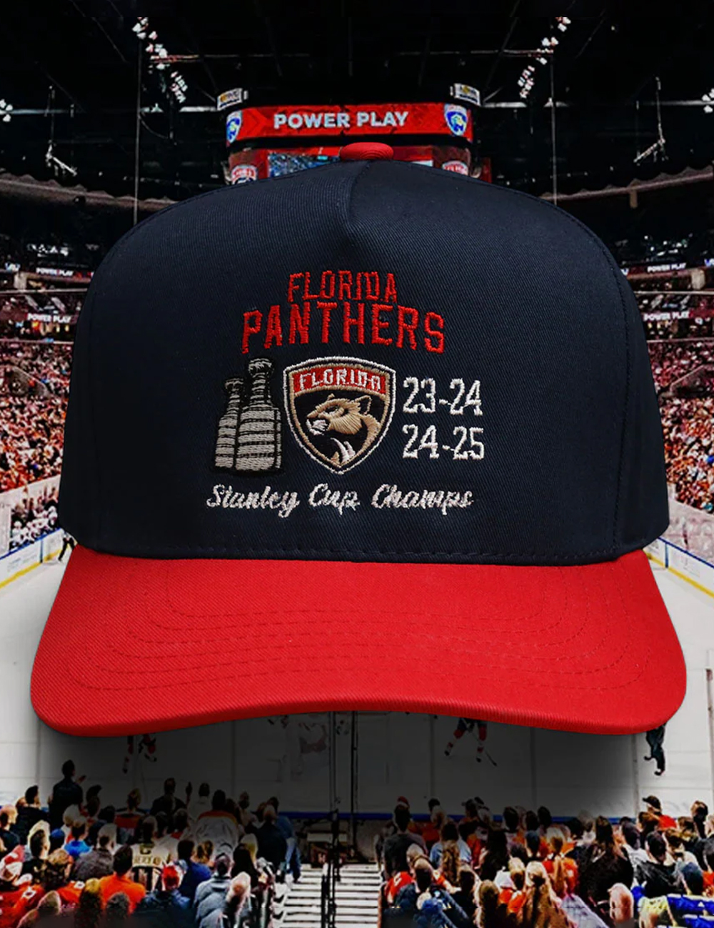 Florida Panthers 2024 2025 Stanley Cup Champions Trucker Hat