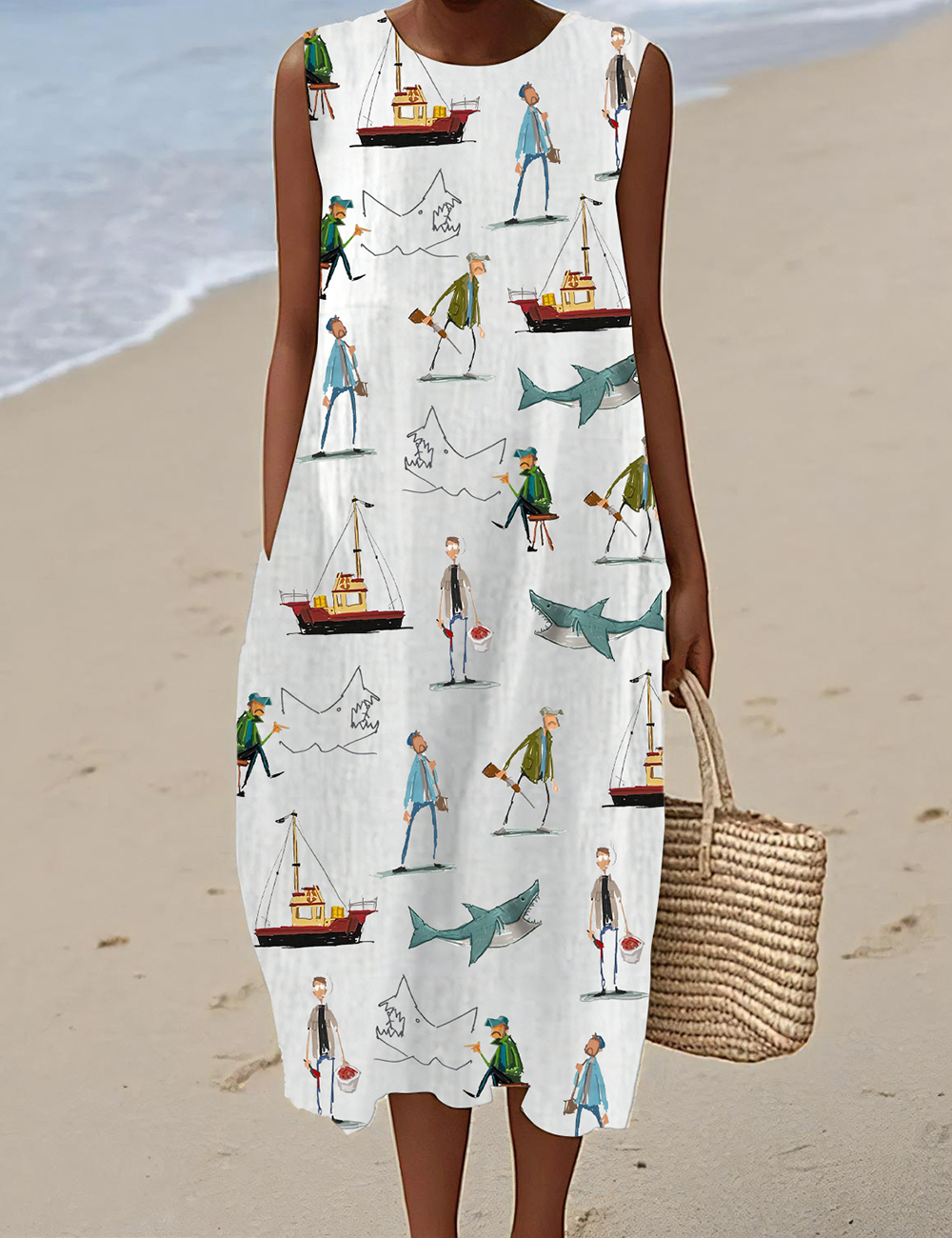 JAWS Film Sleeveless Dress