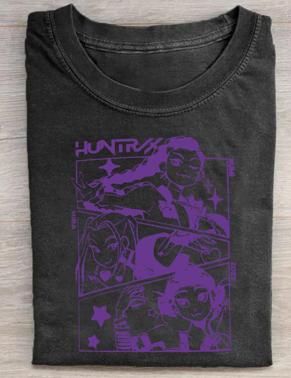 Huntrix Kpop Demon Hunters Vintage T-Shirt