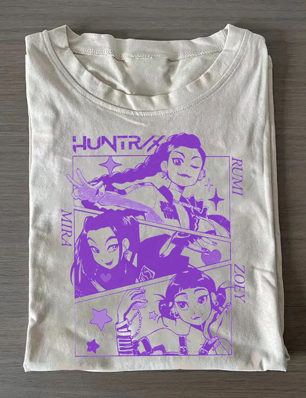 Huntrix Kpop Demon Hunters Vintage T-Shirt