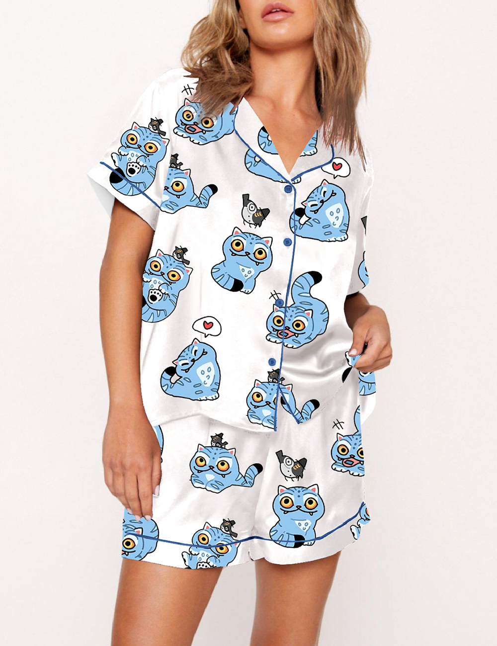 Women's Kpop Demon Hunters Tiger Pajama Set