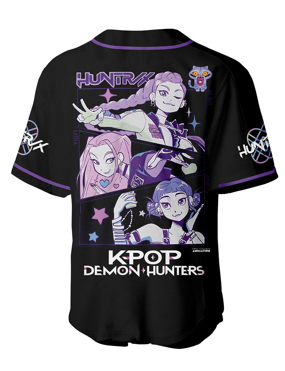  Kpop Demon Hunters Huntrix Baseball Jersey