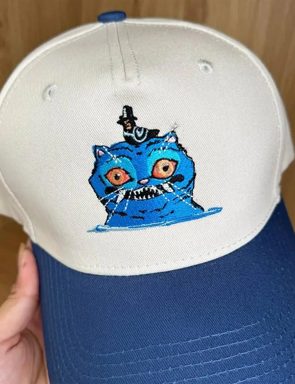 Kpop Demon Hunters Embroidered Tiger Trucker Hat