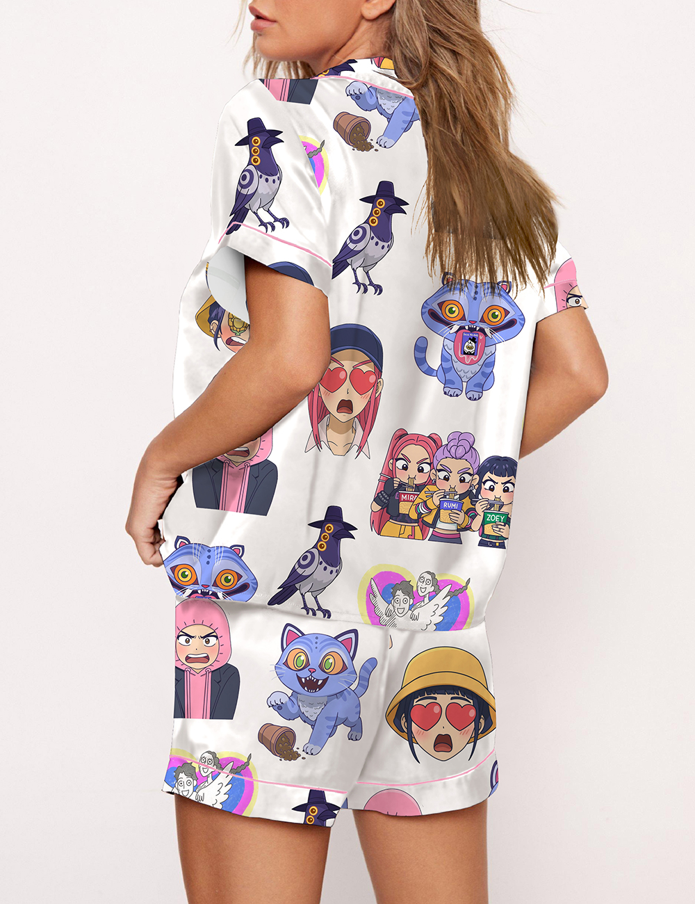 Women's Kpop Demon Hunters Huntrix Pajama Set