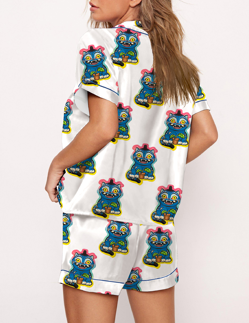 Women's Kpop Demon Hunters Kitty Demon Pajama Set