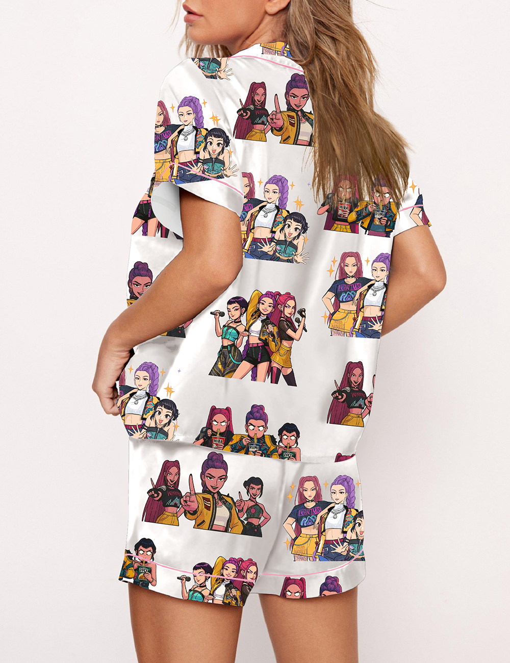 Women's Kpop Demon Hunters Huntrix Pajama Set