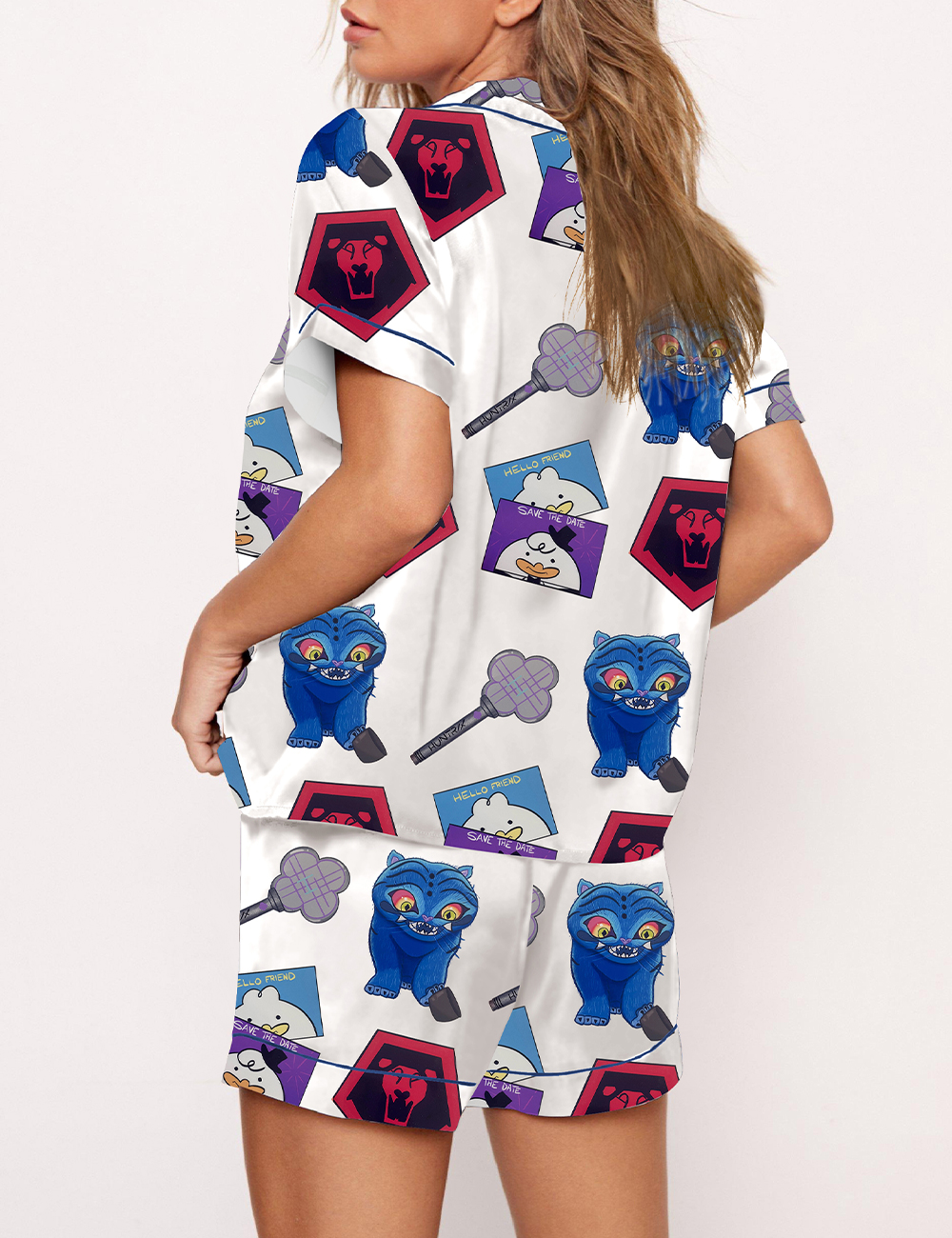 Women's Kpop Demon Hunters Print Pajama Set