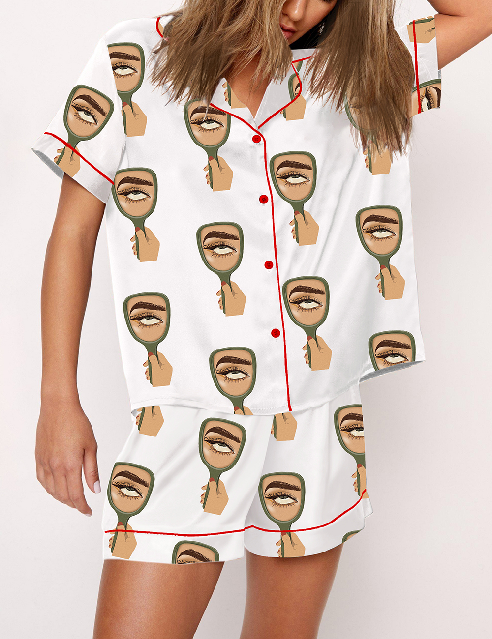 Women's Hate You Eyes Pajama Set