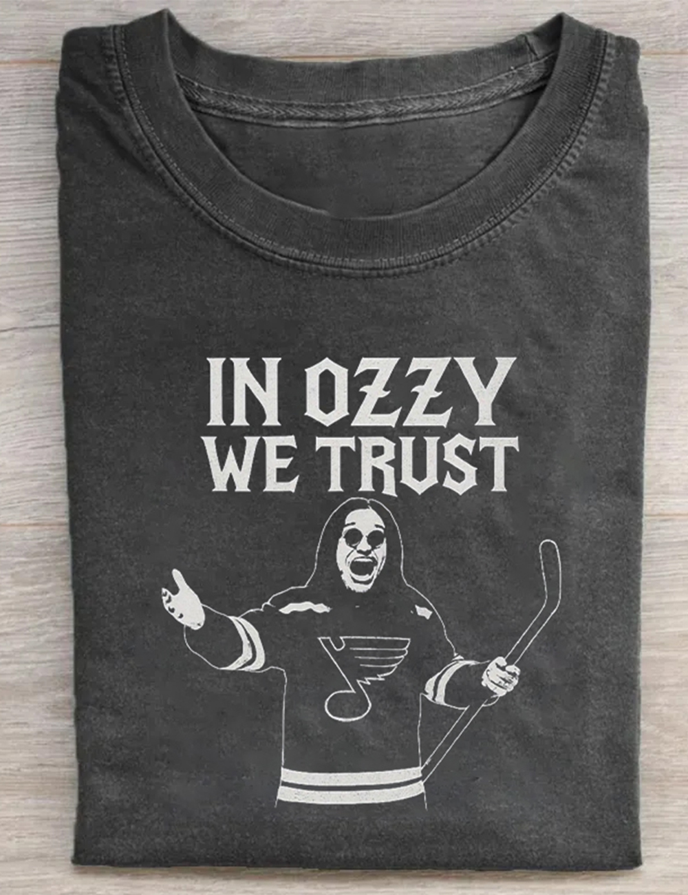 Ozzy Osbourne In Ozzy We Trust St. Louis Blues T-Shirt