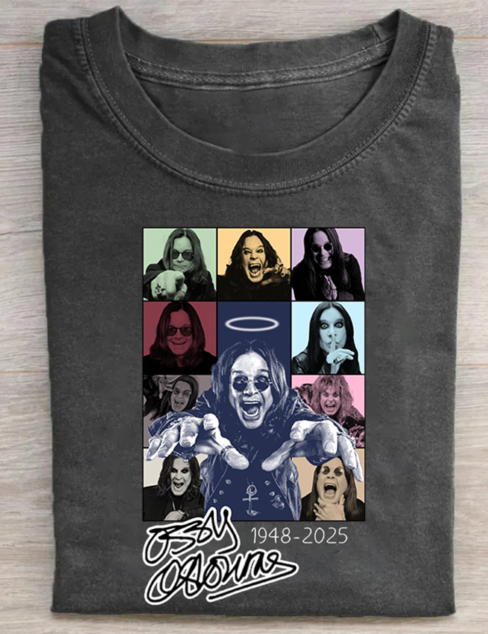 Vintage Ozzy Osbourne Prince of Darkness RIP T-Shirt