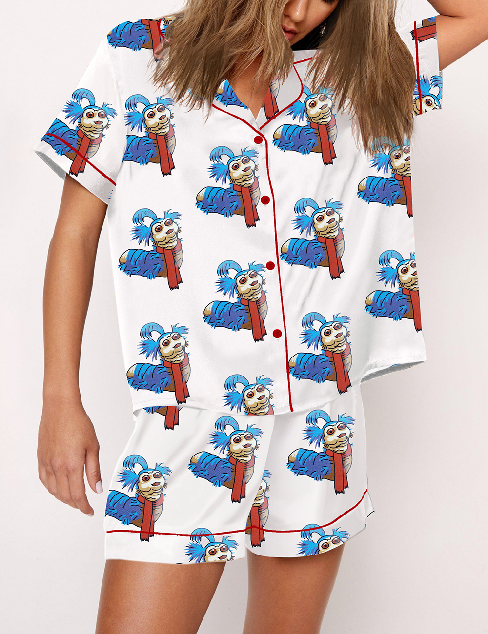 Small Labyrinth Worm Labyrinth Film Fan Art Pajama Set