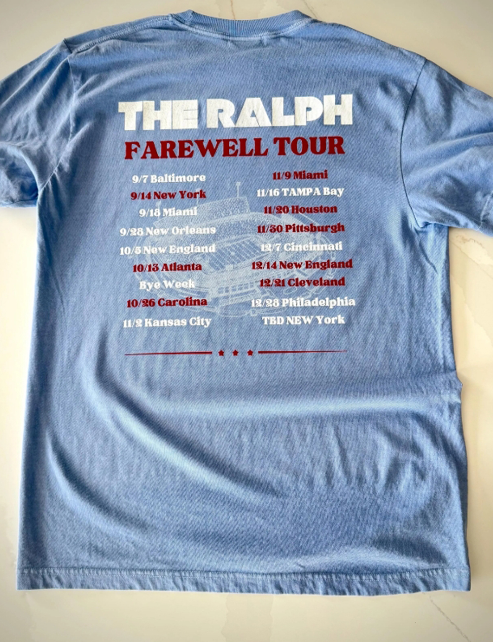 Buffalo Football The Ralph Farewell Tour T-Shirt