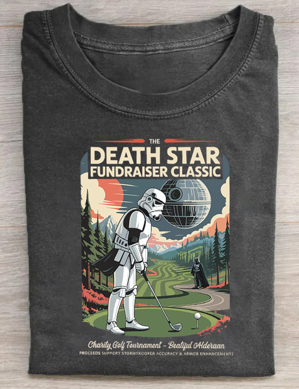 Star Wars Golf Death Star Classic Stormtrooper T-Shirt