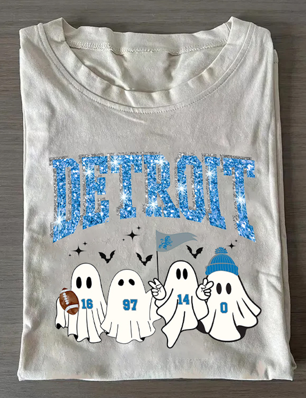 Detroit Football Lions Boo Sheet Detroit T-Shirt