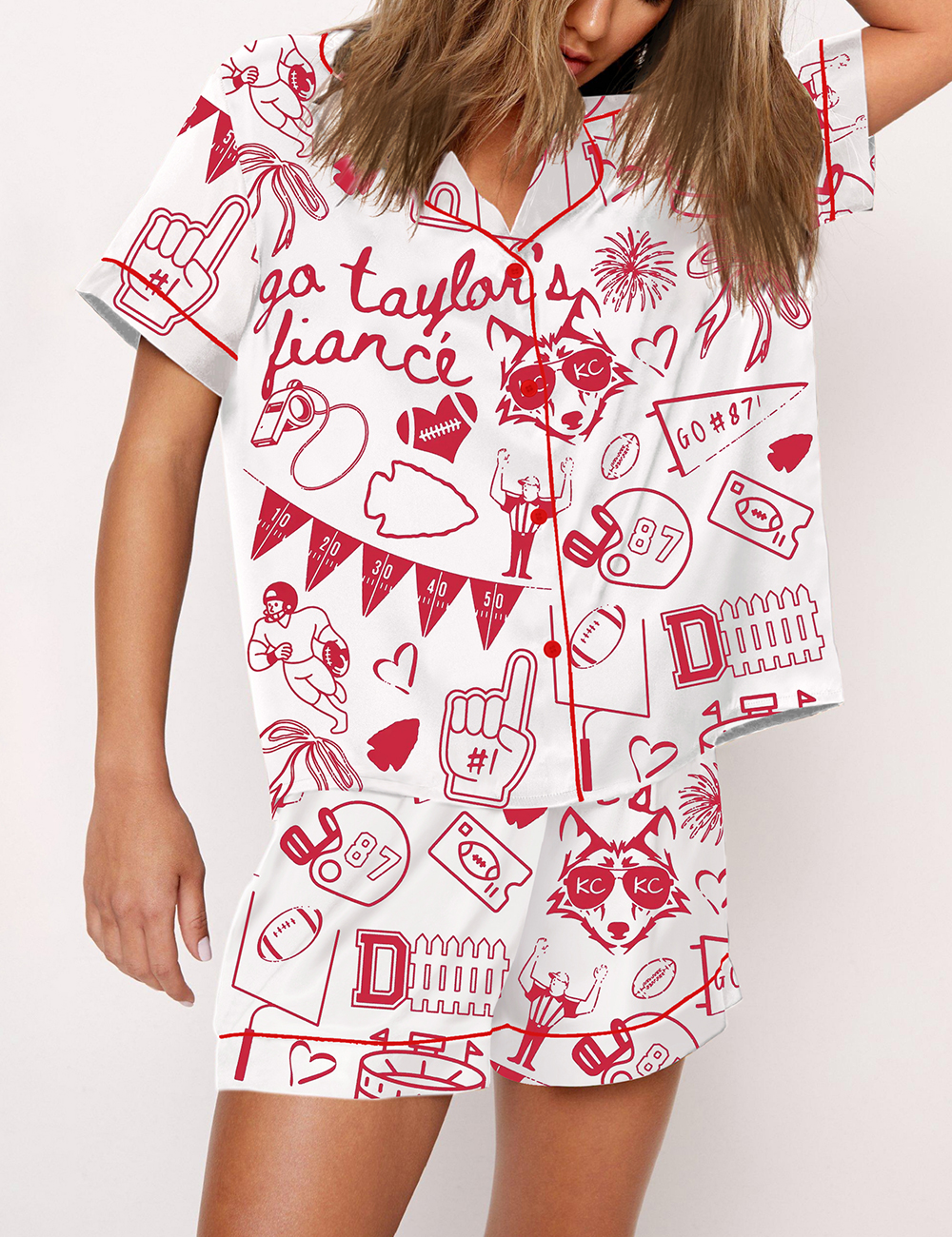 Women’s Go Taylor’s Fiance Engaged Era Pajama Set