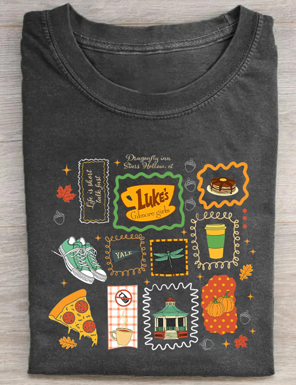 Stars Hollow Gilmore Girls Luke’s Diner Fall T-Shirt
