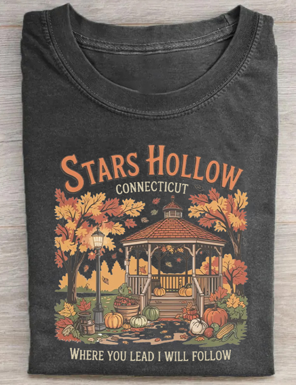 Stars HollowWhere You Lead I Will Follow Fall T-Shirt