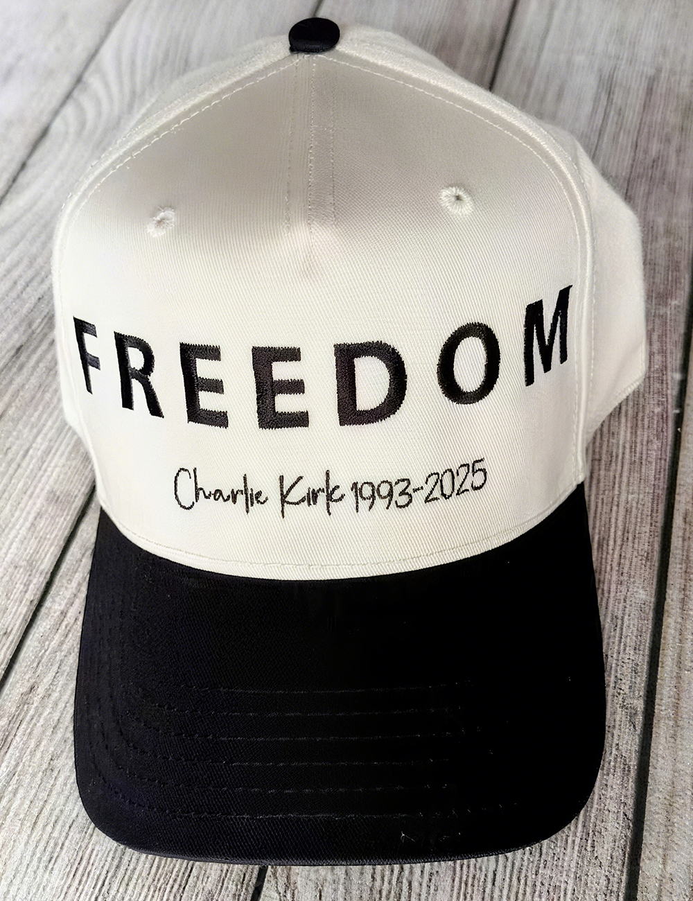 Freedom Embroidered Baseball Cap
