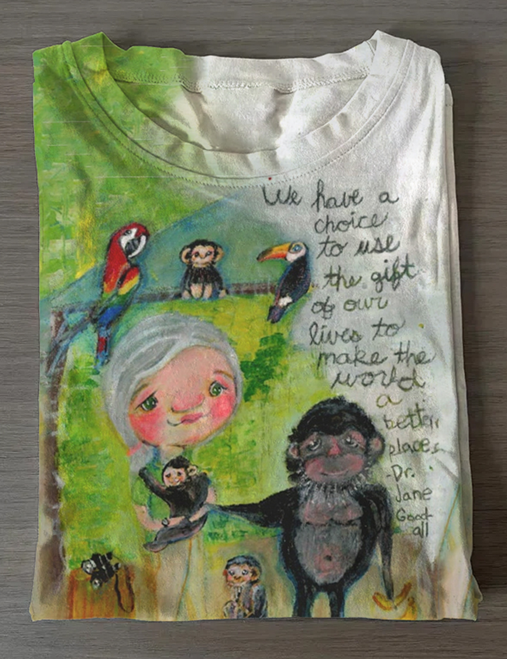 Jane Goodall Female Scientist T-Shirt