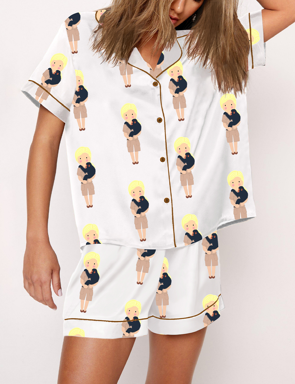 Women's Thank You Jane Satin Pajama Set