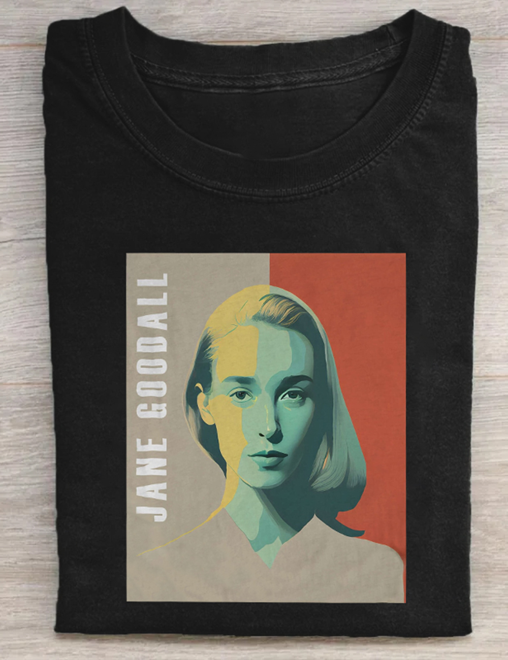 Jane Goodall Retro Minimalist T-Shirt