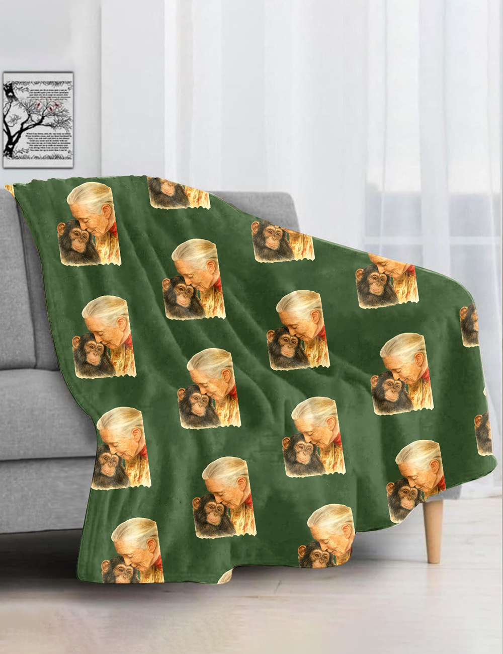 Remember Jane Goddall Blanket