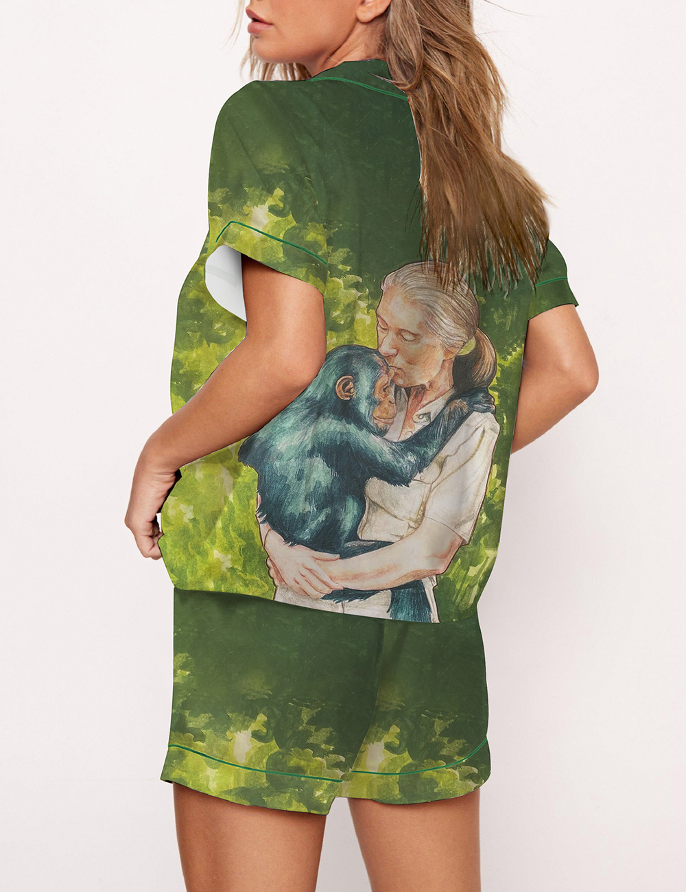 [Copy]Women's Thank You Jane Satin Pajama Set