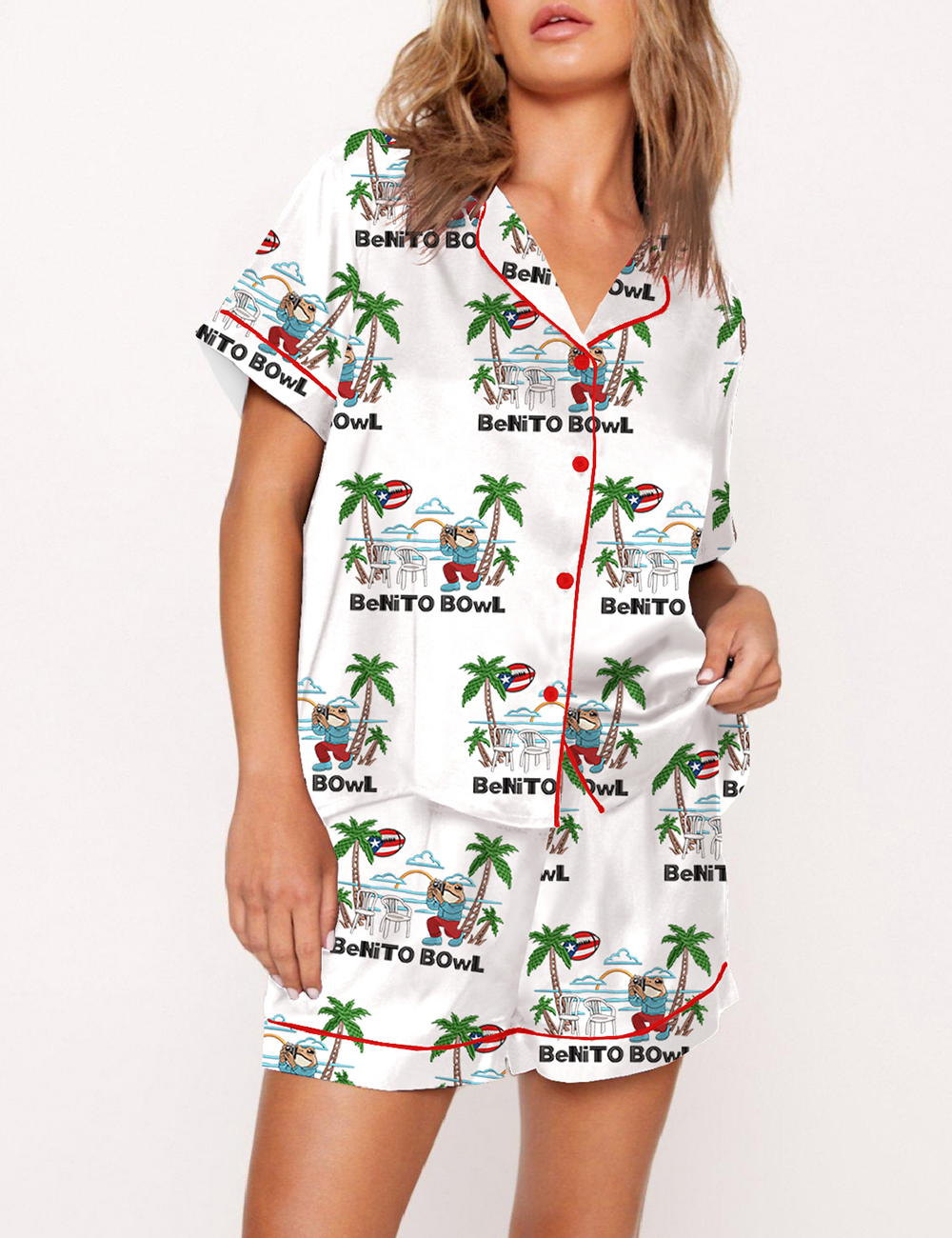 Women's Benito Bowl Football Pajama Set